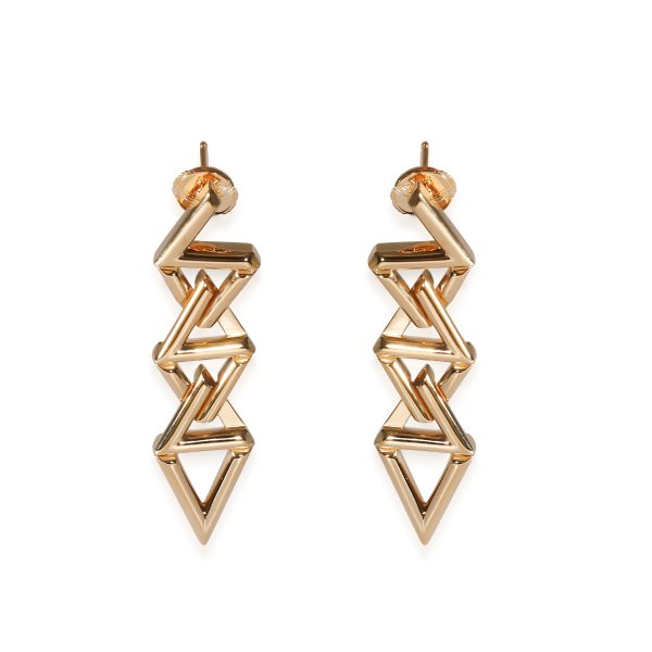 Louis Vuitton LV Volt Curb Chain Earrings in 18k Yellow Gold Louis Vuitton LV Volt Curb Chain Earrings in 18k Yellow Gold