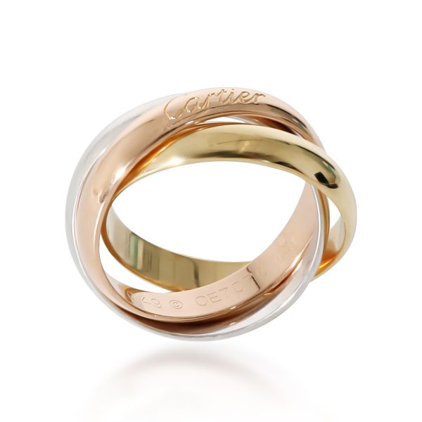 134627 pv Cartier Trinity Ring in 18kt Tri Color Gold