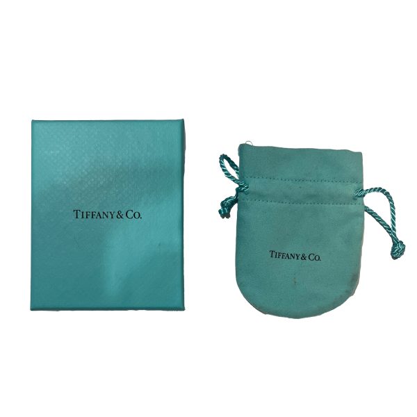 134759 box Tiffany Co 3 Stone Diamond Heart Bracelet in Platinum 018 CTW