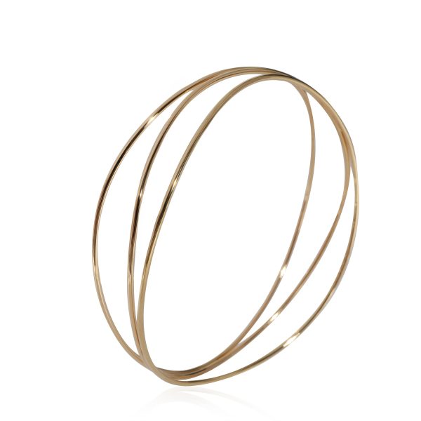 134789 pv Tiffany Co Elsa Peretti Wave Bangle in 18K Yellow Gold