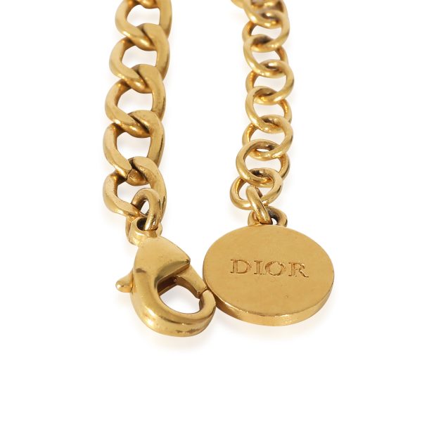 134881 clasp 860e9f6d c2f5 48be 8841 2b9dd98d3cc9 Dior Petit CD Gold Tone Bracelet