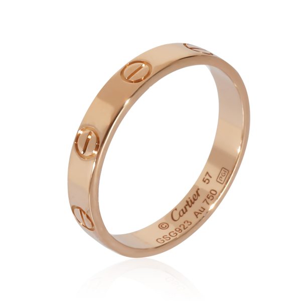 134964 av Cartier Love Wedding Band in 18K Rose Gold