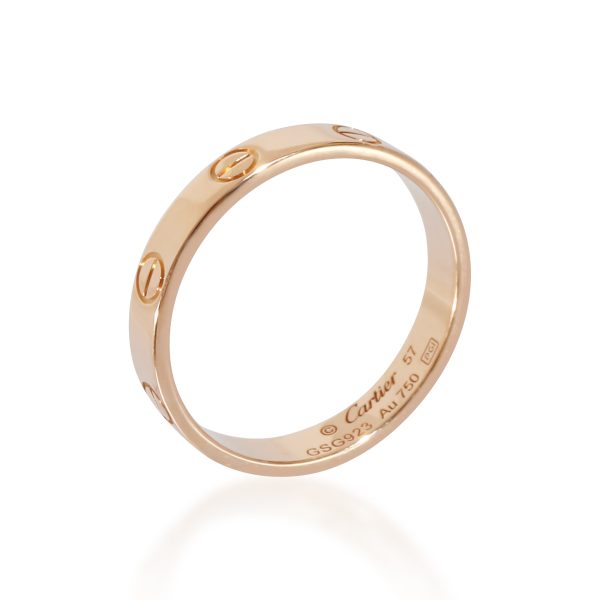 134964 bv Cartier Love Wedding Band in 18K Rose Gold