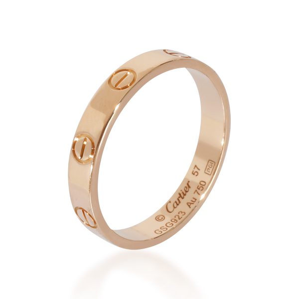 134964 pv Cartier Love Wedding Band in 18K Rose Gold