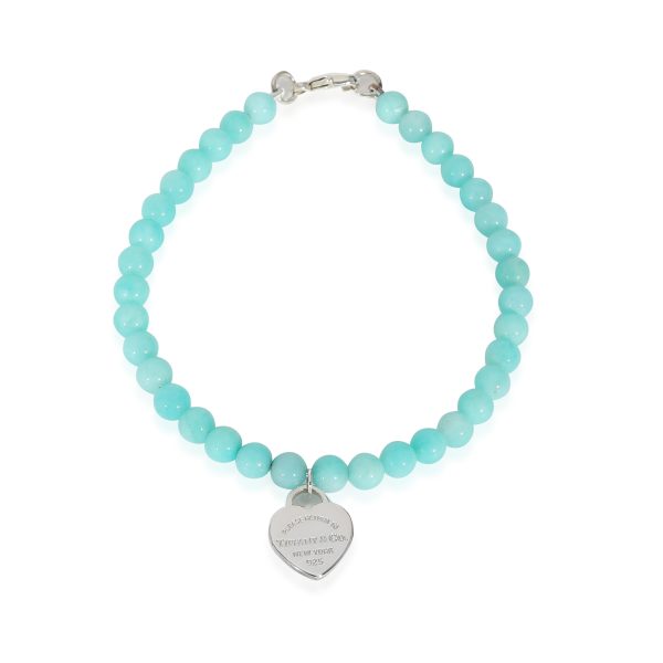 Tiffany Co Return to Tiffany Amazonite Bracelet in Sterling Silver Tiffany Co Return to Tiffany Amazonite Bracelet in Sterling Silver