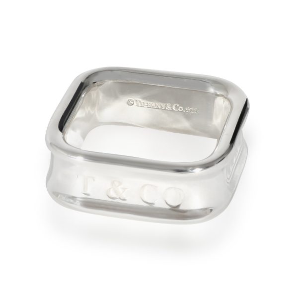 Tiffany Co 1837 Square Ring in Sterling Silver Tiffany Co 1837 Square Ring in Sterling Silver