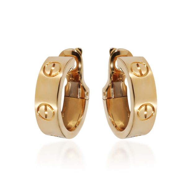 Cartier Love Hoop Earrings in 18k 18K Yellow Gold Cartier Love Hoop Earrings in 18k 18K Yellow Gold