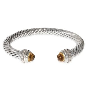 David Yurman Cable Bracelet With Citrine in Sterling Silver 041 CTW Cartier Juste Un Clou Bracelet in 18K Yellow Gold