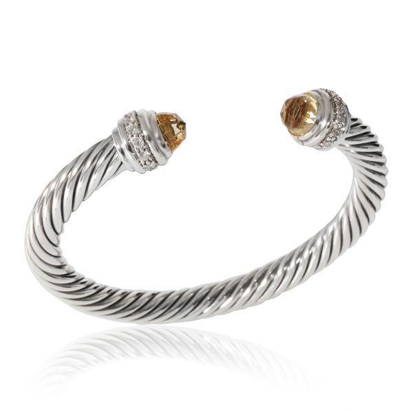 135216 pv bdbe4636 1fc9 475e 9676 cd1f3028544e David Yurman Cable Bracelet With Citrine in Sterling Silver 041 CTW