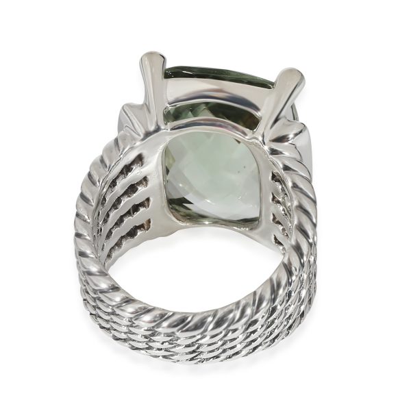 135229 bv 78848461 0689 41b1 bcf5 59575ec064a3 David Yurman Wheaton Prasiolite Diamond Ring in Sterling Silver Green 02 CTW