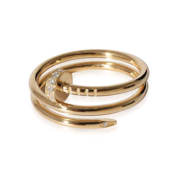 135250 sv b8fa69e1 a645 490f 8b47 79a736449571 Cartier Juste Un Clou Ring in 18k Yellow Gold 008 CTW