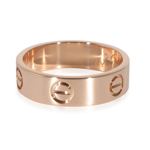 135270 sv 506029ca f045 48a2 a149 60a604120835 Cartier Love Ring in 18K Rose Gold