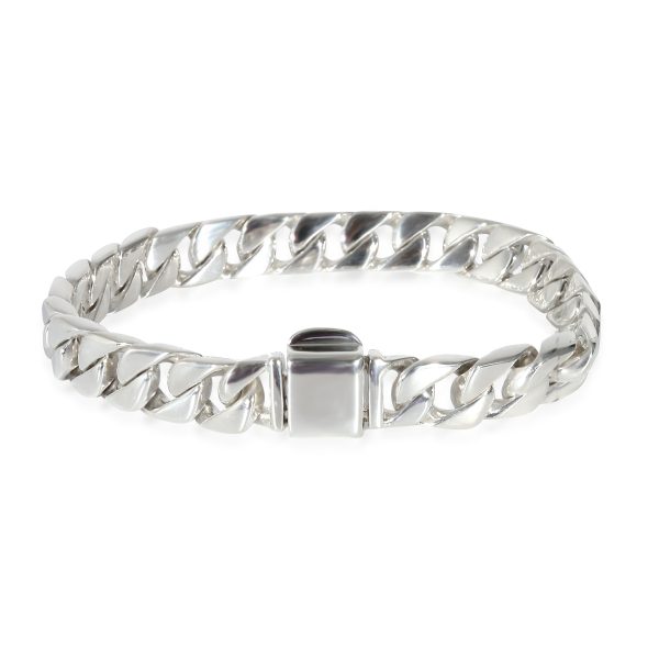 135283 bv Tiffany Co Curb Link Bracelet in Sterling Silver