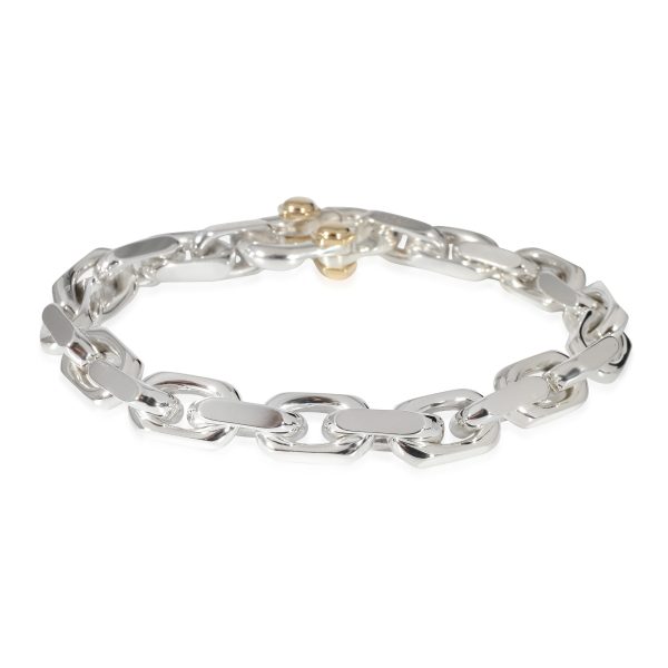 Tiffany Co 1837 Makers Mark Bracelet in Yellow GoldSterling Silver Tiffany Co 1837 Makers Mark Bracelet in Yellow GoldSterling Silver