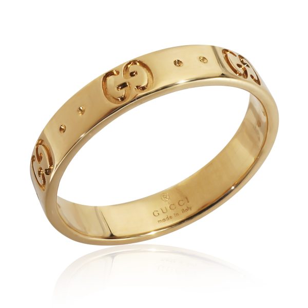 135328 pv Gucci Icon Ring in 18k Yellow Gold