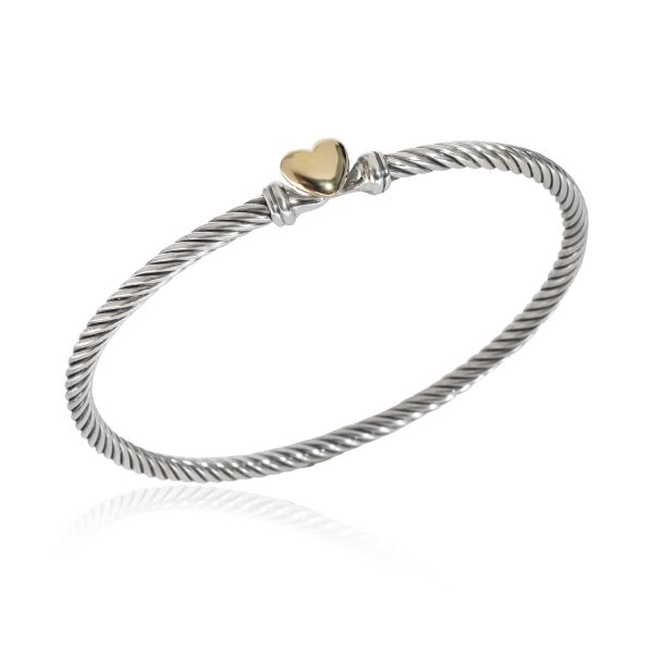 135338 av a5b4fceb 6661 44c2 97c1 864d527ed85e David Yurman Cable Collectibles Heart Bracelet in Yellow GoldSterling Silver