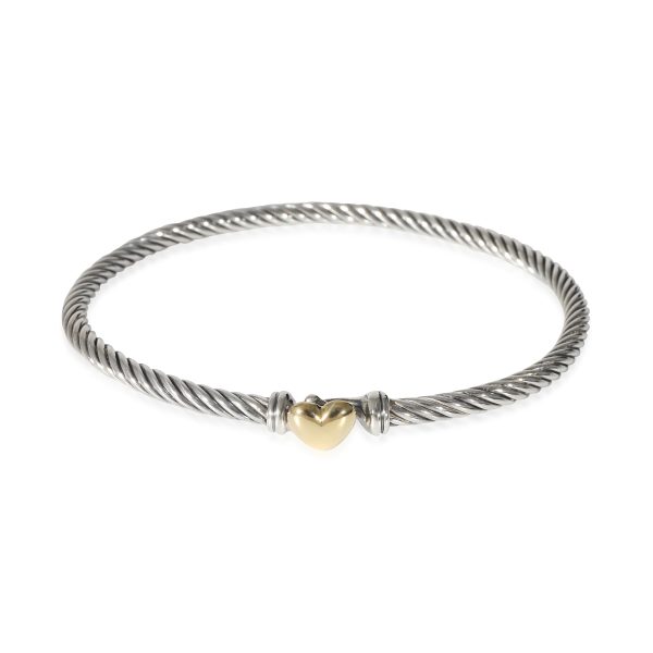 David Yurman Cable Collectibles Heart Bracelet in Yellow GoldSterling Silver David Yurman Cable Collectibles Heart Bracelet in Yellow GoldSterling Silver