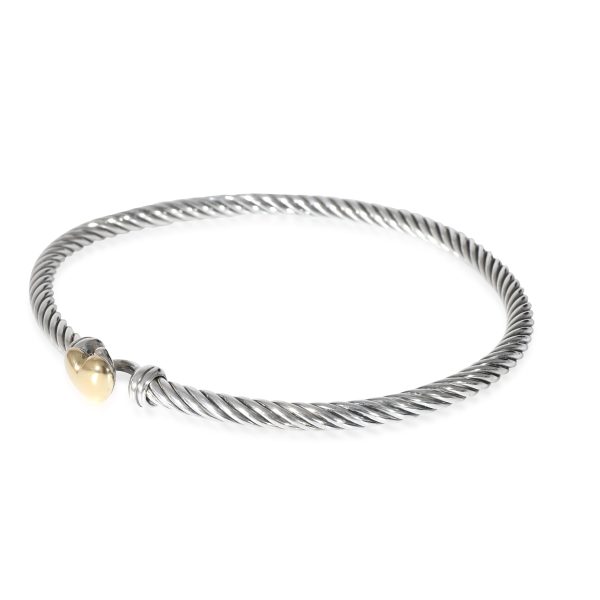 135338 sv 76cb8deb 75a6 4b94 b8f4 a8faa29378d8 David Yurman Cable Collectibles Heart Bracelet in Yellow GoldSterling Silver