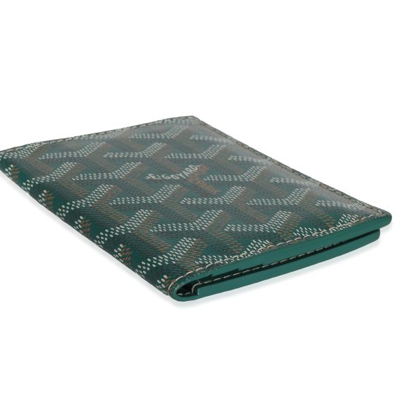 135466 box Goyard Green Goyardine Canvas Saint Marc Card Wallet