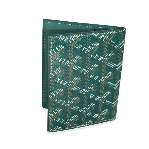 135466 pv Goyard Green Goyardine Canvas Saint Marc Card Wallet