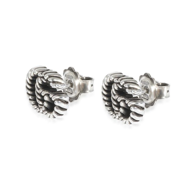 135521 sv e2e35955 b99c 48b4 b531 88dfa2fae925 Gucci Double G Earrings in Sterling Silver