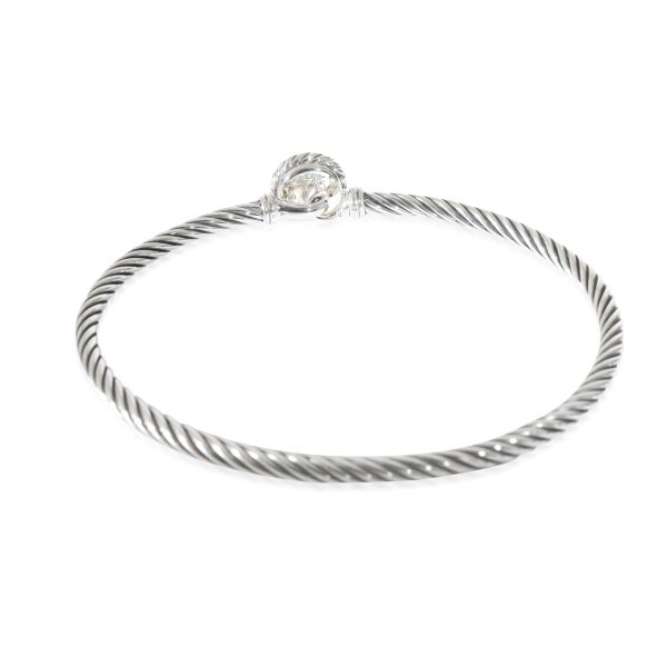 135532 bv David Yurman Chatelaine Onyx Bracelet in Sterling Silver Black