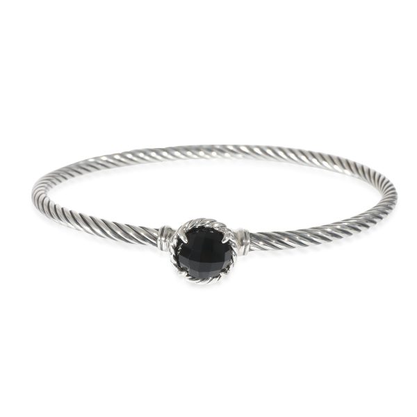 David Yurman Chatelaine Onyx Bracelet in Sterling Silver Black David Yurman Chatelaine Onyx Bracelet in Sterling Silver Black