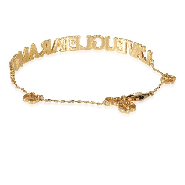 135622 bv Gucci LAveugle Par Amour Bracelet in 18K Yellow Gold