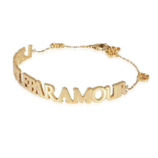 135622 sv Gucci LAveugle Par Amour Bracelet in 18K Yellow Gold