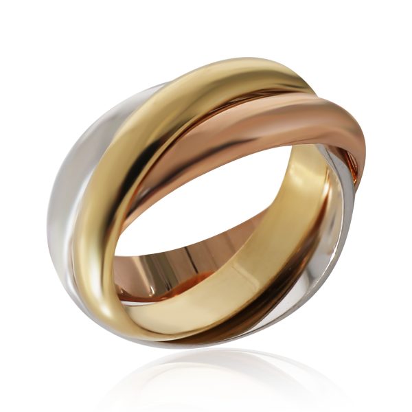 135624 pv 835bc650 1f17 432d a4be d746429417c8 Cartier Trinity Ring in 18k Tri Color Gold