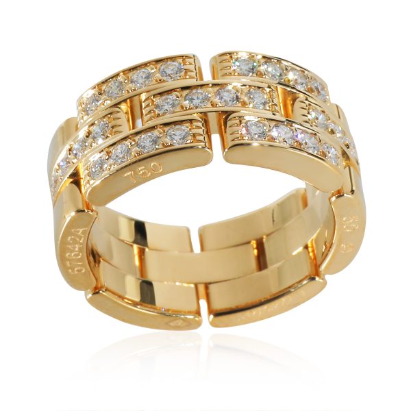 135642 av 99e78dd9 a944 442a bad5 bda31fd25efa Cartier Maillon Panthere Band in 18k Yellow Gold 053 CTW