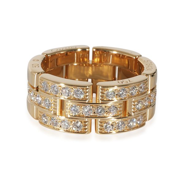 Cartier Maillon Panthere Band in 18k Yellow Gold 053 CTW Cartier Maillon Panthere Band in 18k Yellow Gold 053 CTW