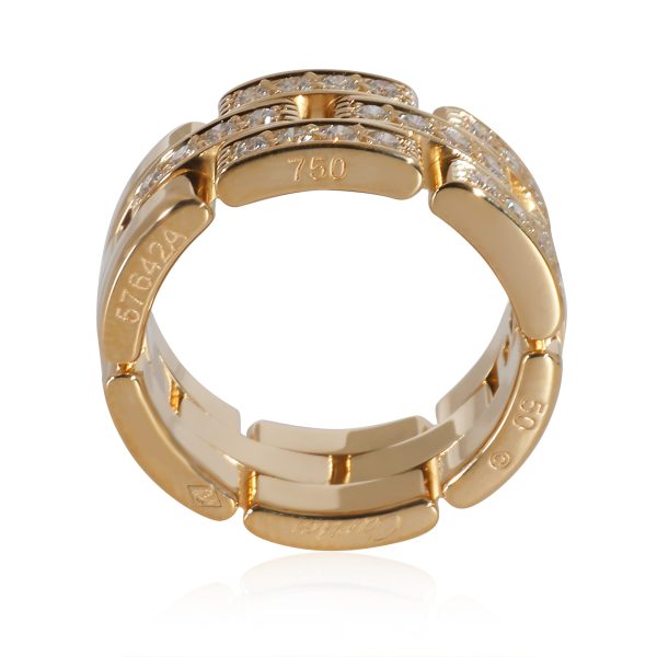 135642 pv 30847b1f bde8 4a08 bc19 a3e22166a36e Cartier Maillon Panthere Band in 18k Yellow Gold 053 CTW