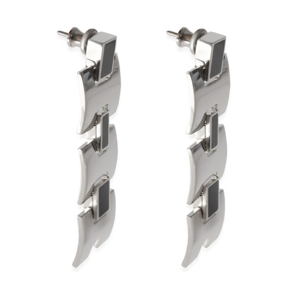 135729 sv bb9e9f2f 3abb 4ebc 8c2a 99b011cb3a37 Hermes Eileen Long Earrings Plated in Palladium