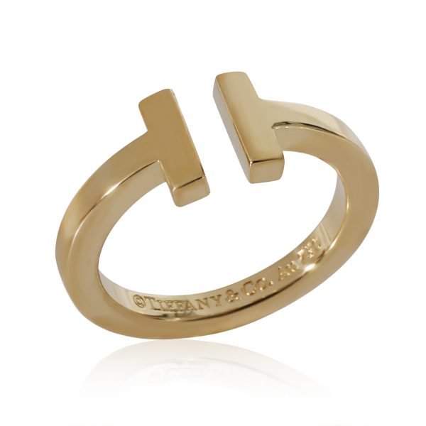 135741 pv Tiffany Co T Square Ring in 18K Yellow Gold