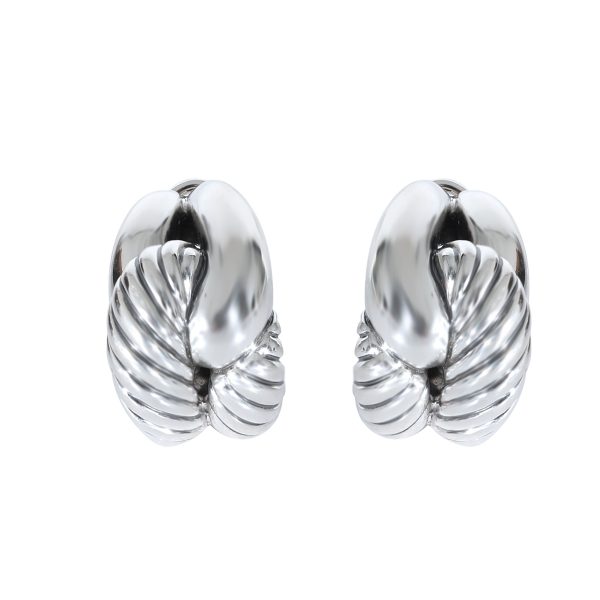 David Yurman Labyrinth Earrings in Sterling Silver David Yurman Labyrinth Earrings in Sterling Silver