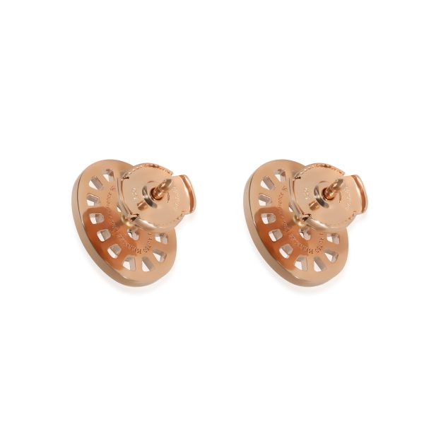 135814 bv Hermès Chaine dancre Earrings in 18k Rose Gold 013 CTW