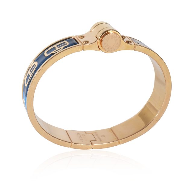 135836 av 2732c931 b4db 4759 830c b6f7c9bb817e Gold Plated Hermès Narrow Hinged Bracelet