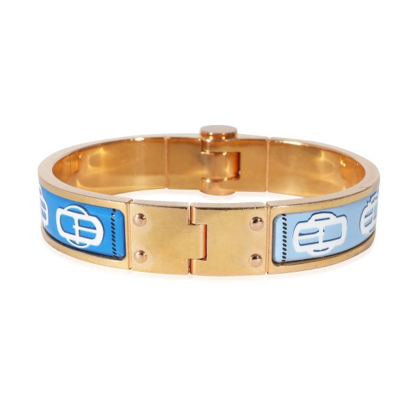 135836 bv 7aa9a8ac 87f0 48bc bc62 95aa6b9cd672 Gold Plated Hermès Narrow Hinged Bracelet