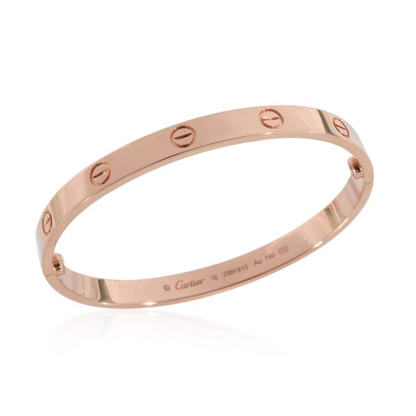 135845 av ae71fec4 7edb 40d0 a1d8 b10a557d9a3b Cartier Love Bracelet in 18k Rose Gold