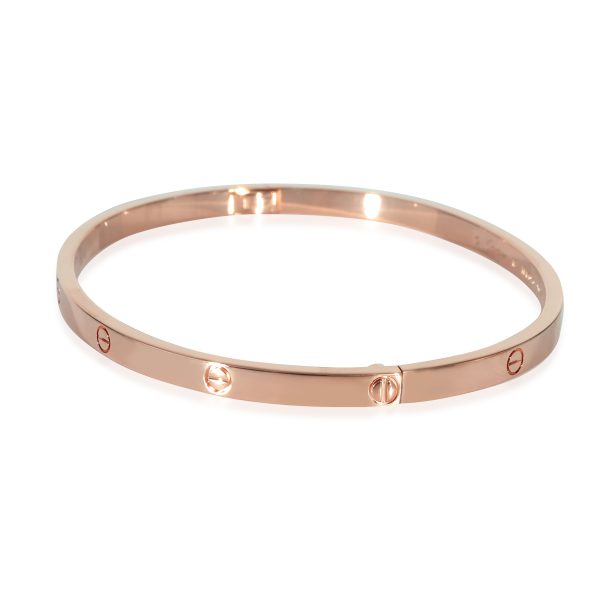 Small Model Cartier Love Bracelet in 18K Rose Gold Small Model