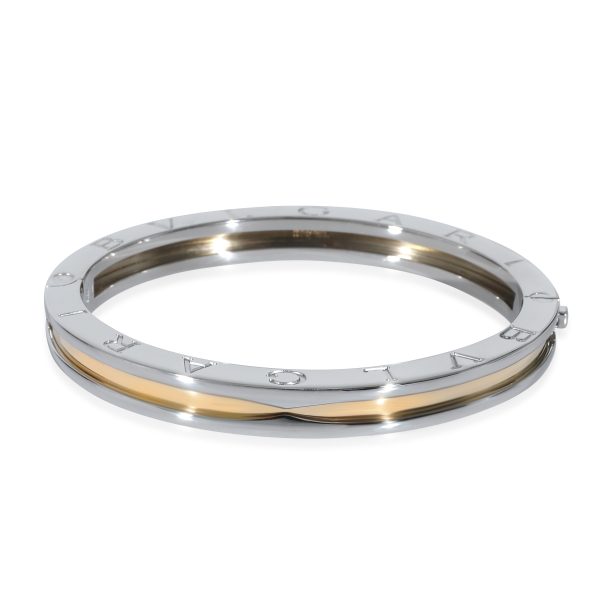 135874 bv cd3941f0 add9 453b 9873 dc628059900a BVLGARI Bzero1 Bracelet in 18K Yellow GoldSteel