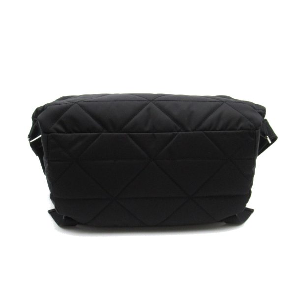 2 Prada Nylon Stitch Shoulder Bag Black