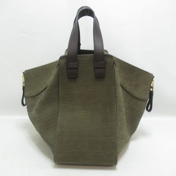 2 Loewe Hammock Bag Shoulder Bag Leather Khaki