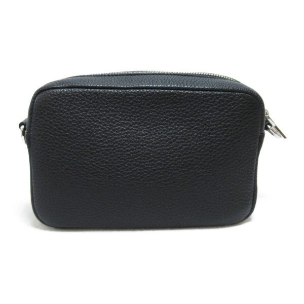 2 Prada Shoulder Bag Handbag Leather Black