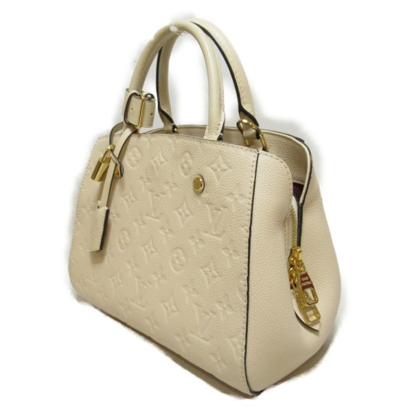 2 Louis Vuitton Montaigne BB Shoulder Bag Monogram Empreinte Ivory