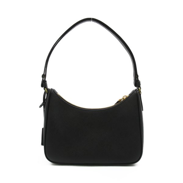 2 Prada Shoulder Bag Saffiano Leather Black