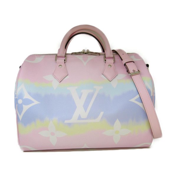 2 Louis Vuitton Escale Speedy Bandouliere 30 Shoulder Bag Pastel