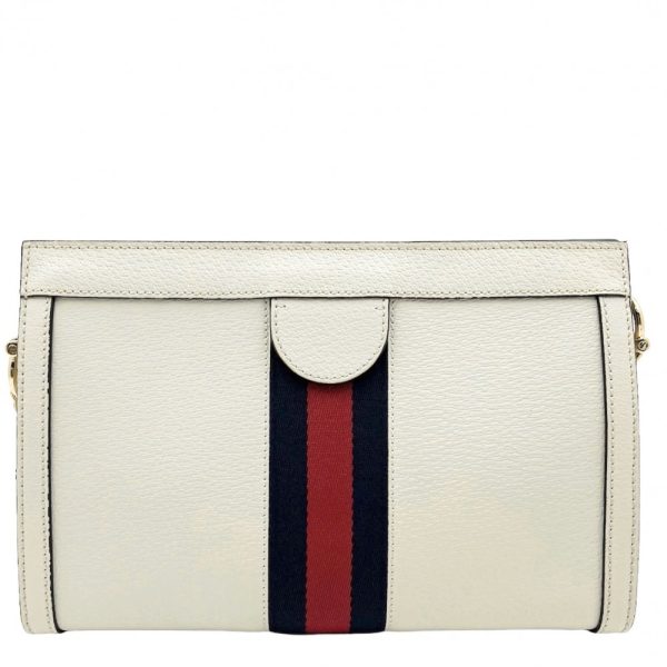 2 Gucci Shoulder Bag GG Chain Crossbody Stripe Bag White