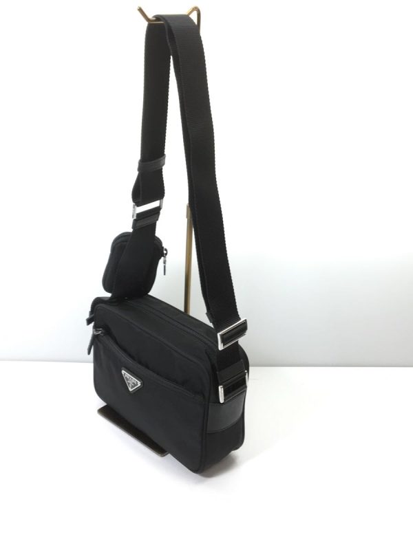 2 Prada Shoulder Bag Nylon black